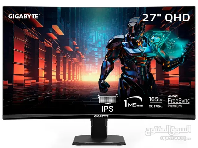 GIGABYTE M27Q-EK Gaming Monitor 27 QHD 2K 2560×1440 IPS 0.5MS 170Hz