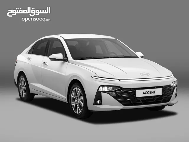 Hyundai Accent 2025 for quarterly rent in Jubail for SR 2550 per month