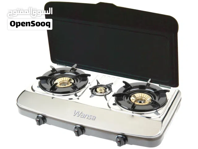 فرن غاز وانسا – 3 عيون بحالة جيدة —مكواة باناسونيك 1800 واط + كيبورد + ماوس MSI – عرض واحد