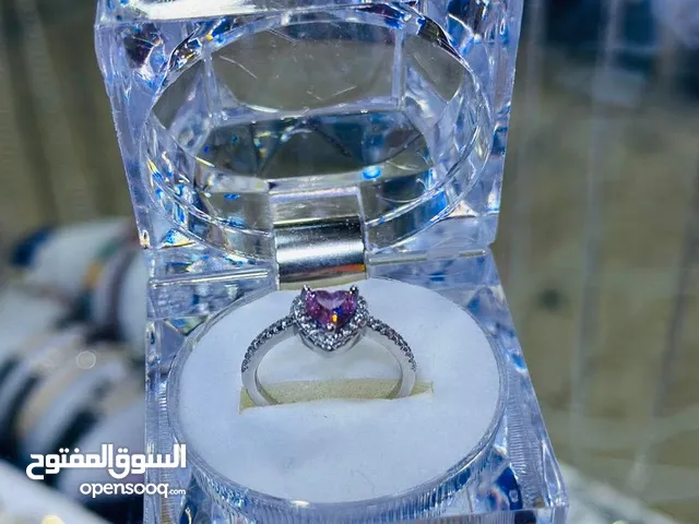 خواتم قلب بنضورا نقرة