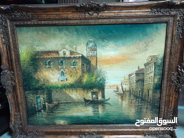 لوحة زيتيه ممتازه اصليه