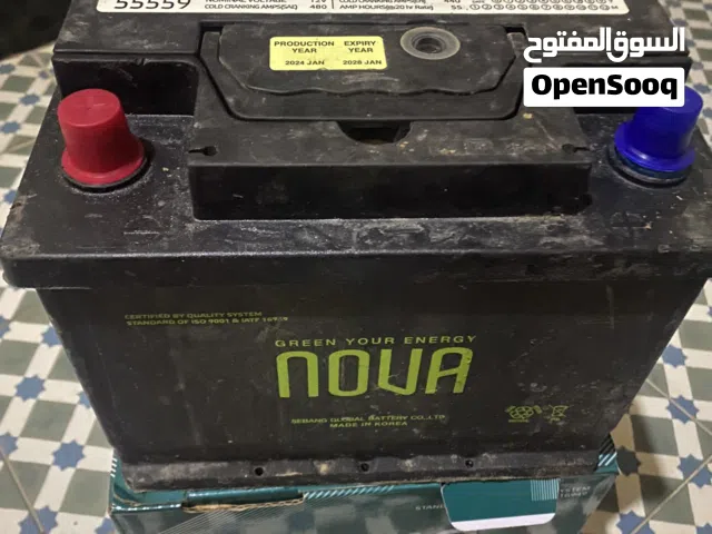 بطارية كورية مستعملة 55 امبير امورها تمام