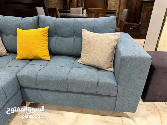 طقم كنب full modern كوالتي عالي مصنوع من أجود أنواع خشب السويد ، اسفنج ضغط عالي ، قماش شا