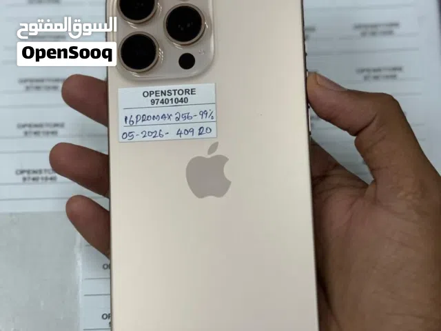 iPhone 16 pro max -256 GB , 99% BH - Absolutely All Great phone - Apple warranty 5/2026