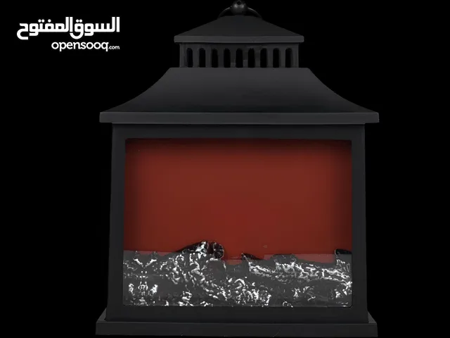 مدفأة منظر حطب شكل الكوخ كبير