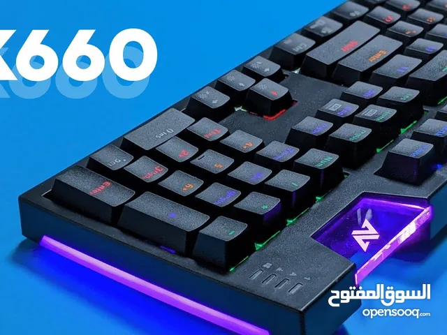 كيبورد الجمينج الاحترافي Abkoncore K600 RGB الميكانيكي بسعر حرق