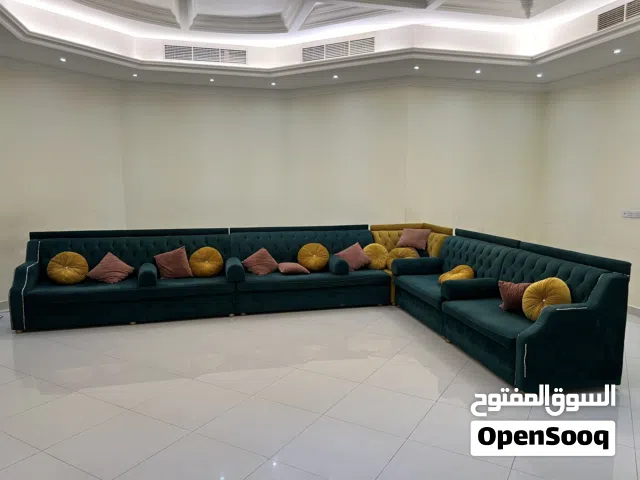كنب يكفي 14 شخص للمجالس للمزارع العزب نظيف
