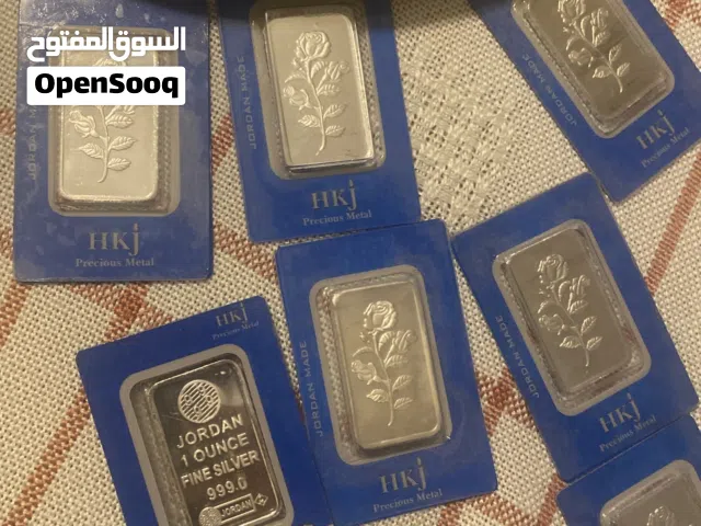 اونصة فضة عيار 999 وزن 31.1غرام