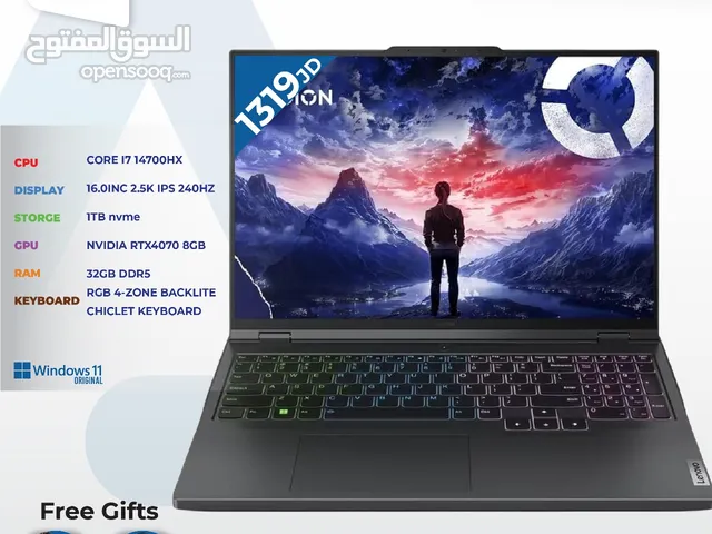 لابتوب لينوفو اي 7 Laptop Lenovo LOQ i7 RTX 4070 بافضل الاسعار