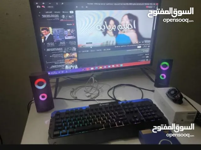 كمبيوتر hp نظام تشغيل ويندوز جيل رابع يحتوي على كافة المستلزمات ما عدا الشاشه