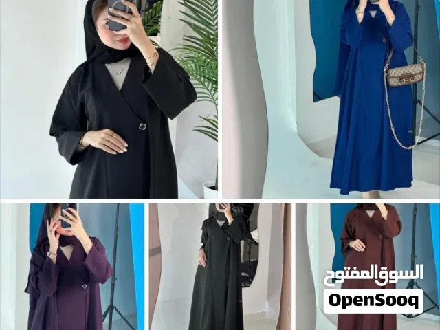 جديييبد  عباي خامة البرادا  مقاسات من 38 ل44  زيتي توتي نيلي  السعر 13دنانير  غيييييير شامل شا