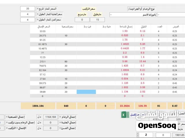 منظومة مصنع الرخام جملة قطاعي