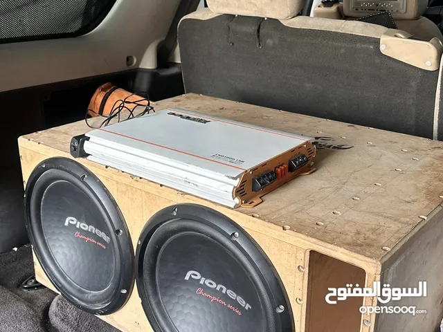 للبيع طبلتين 1600 واط بايونير دبل كويل وللبيع جي ام ADS مونو 3000 واط 1000 ارامس
