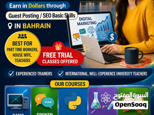 Low fee Online Earning Academy and college tutor in Bahrain 24/7 in economical fee