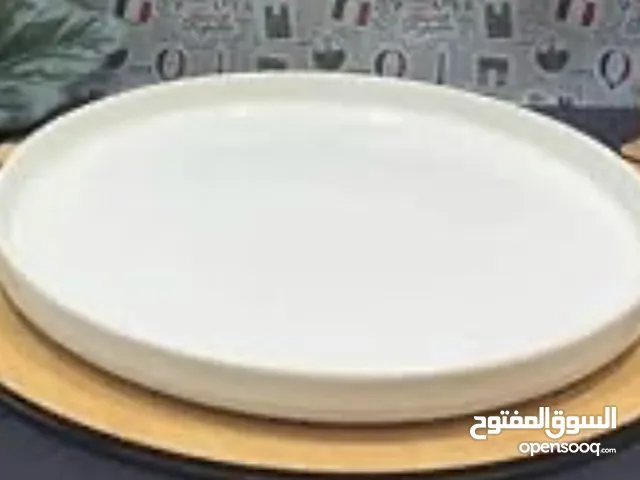 طقم بورسلين حراري أبيض رويال 40 قطعة كامل جديد بدون كرتونة بتاع عروسة خرج نيش