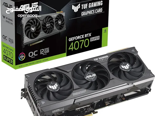 ASUS TUF Gaming GeForce RTX 4070 Super OC Edition Gaming Graphics Card (PCIe 4.0, 12GB GDDR6X, DLSS