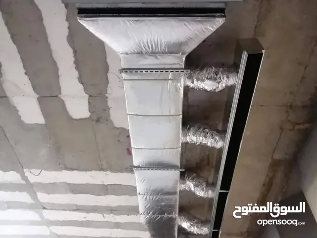 تركيب وتأسيس مخططات دكت مكيفات مركزي وتأسيس نحاس