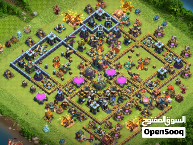 لعبه كلاش اوف كلانس مستوى 14