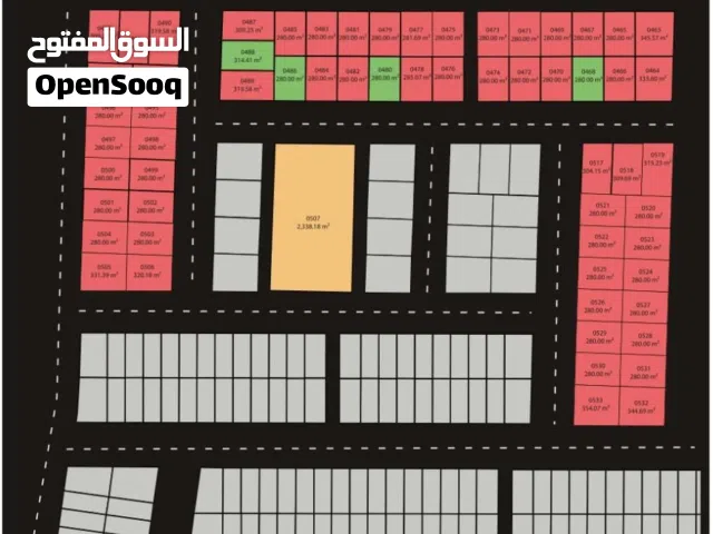 متبقي 3قطع متاحيين 280 متر بسعر660الف وقطعه كبيره314 متر بسعر 745 الف شامل رسوم التسجيل والتحويل