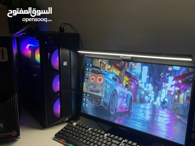 بي سي قيمنق العاب مع شاشه وكآمل اكسسوراته gaming PC يشغل جميع الألعاب بجودة وفريمات ممتازه