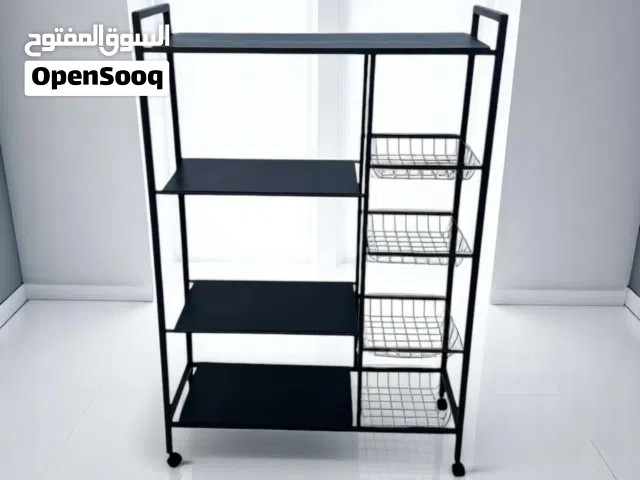 ميز رفوف حديد 4 سلات للتخزين