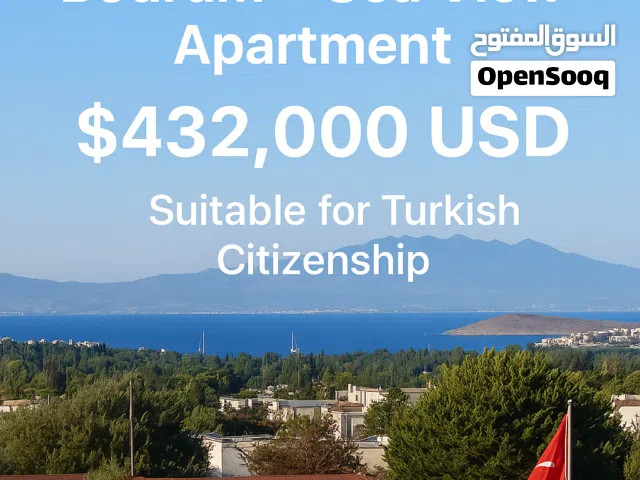 Kos adası manzaralı satılık daire