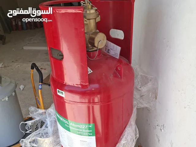 نظام اطفاء : الغاز المستخدم: HFC-227ea (المعروف  باسم FM-200)
