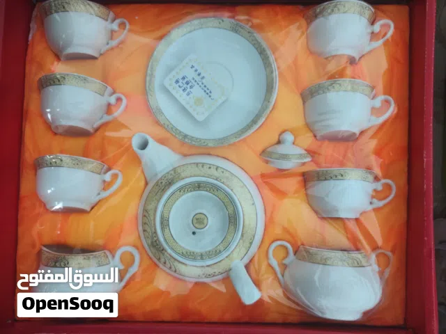 طاقم شاي صيني جديد مكرمش 17 القطعة