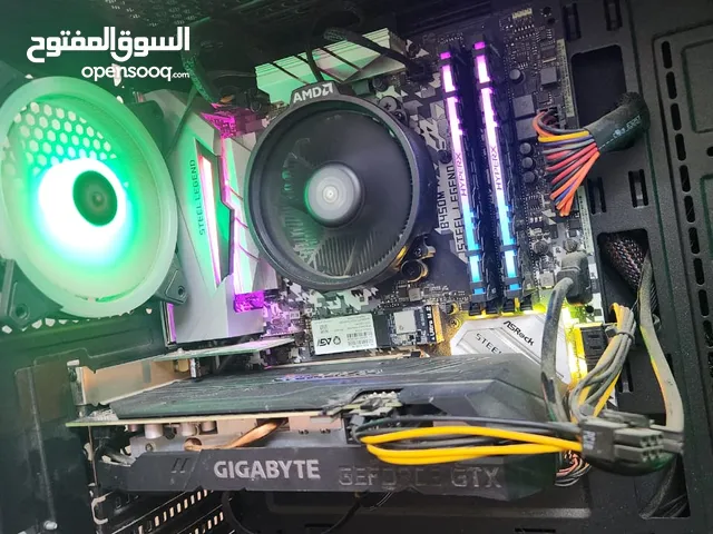 للبيع جهاز كمبيوتر مكتبي (Gaming / إنتاج محتوى بحالة ممتازة - بسعر 320 دينار فقط