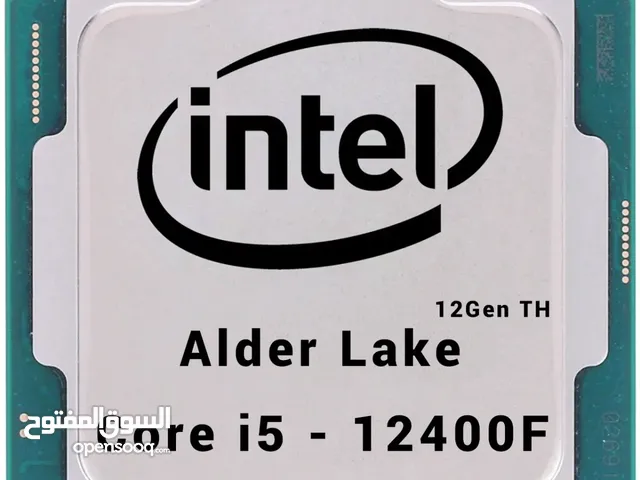 معالج جيمنج انتل كور اي 5 الجيل ال12 INTEL CORE i5 12400F 6 CORES 12 THREADS GAMING CPU TRAY