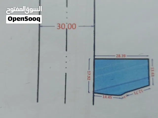 أرضية حر للبيع في الصباحه ريعان على شارع 30