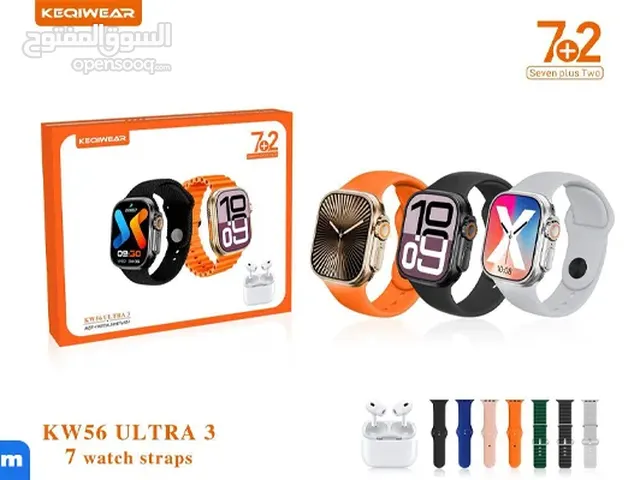 استعد للتميز مع ساعة KEQIWEAR KW56 ULTRA 3 الجبارة! تحفة فنية بتقنية 7 × 2 اللي تخليك سابق عصرك!