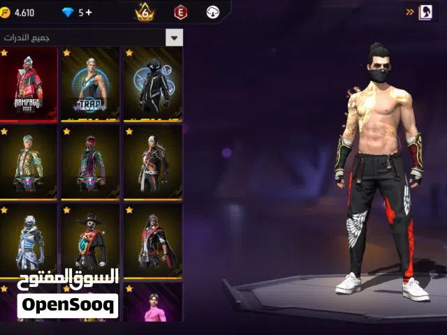 Free Fire Accounts and Characters for Sale in Sfax