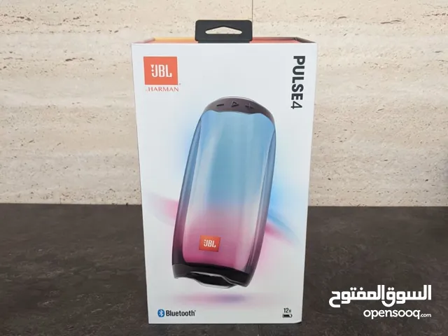 JBL Pulse 4 - Waterproof Portable Bluetooth Speaker with Light Show - Black