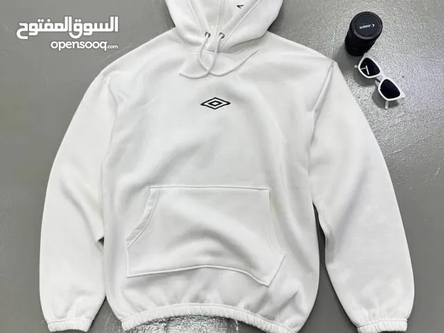 هودي لثام لون اسود وابيض