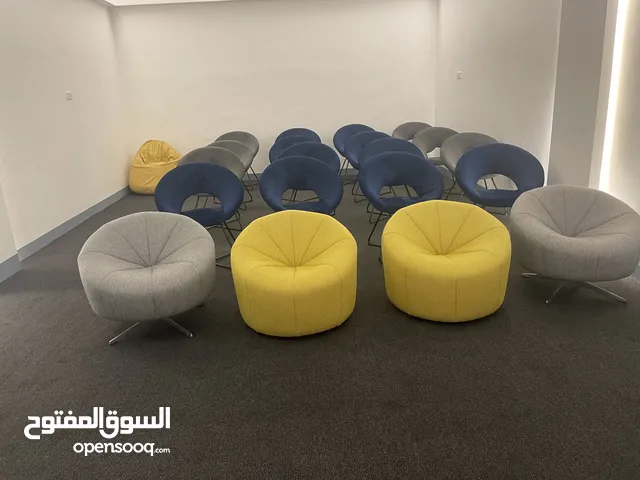 Fancy round arm chair كرسي صالة انيق