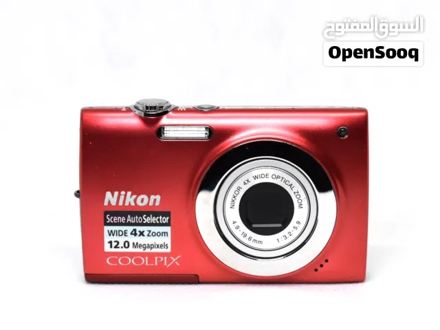 Nikon COOLPIX S2500 Red Digicam – 12MP Compact Camera