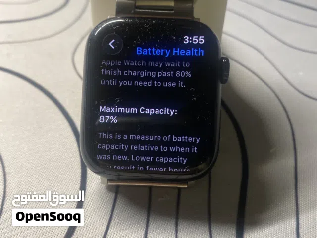 Apple Watch Series 7 87% battery