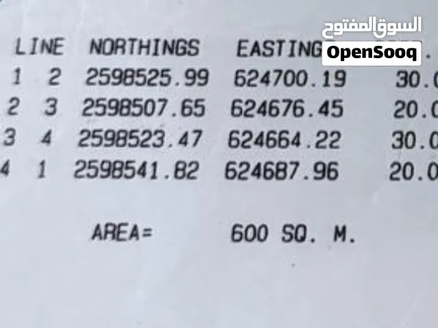 Residential Land for Sale in Muscat Misfah