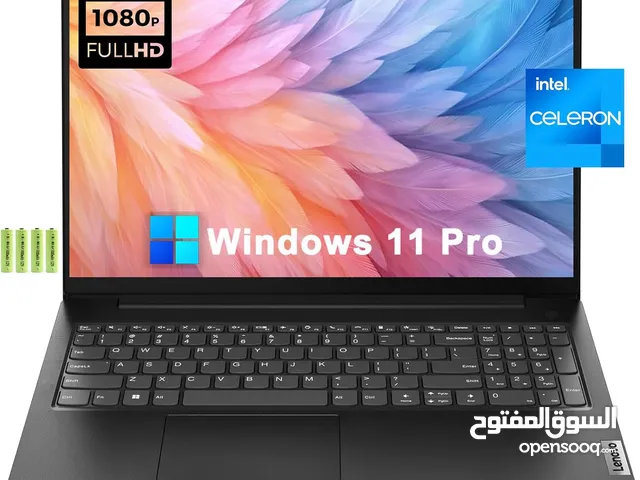 جهاز لابتوب Lenovo IdeaPad Celeron 4GB RAM /256 SSD فقط 115 دينار مكفول