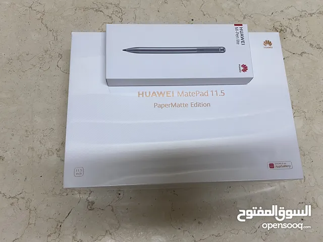 تابلت هواوي ميت باد 11.5 النسخة الورقية جديد بالتغليف مع القلم والكيبورد ( 256 / 8 جيجا )
