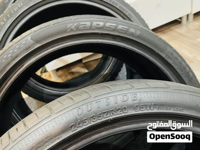 245/35 R20 ( 2 Tires) 275/35 R20 ( 2 Tires) 13 KD each tire.