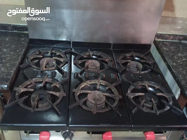غاز 6 عيون مع فرن Franklin Chef gas يصلح للمطاعم والمخبوزات + خفاقة ايطالية 30 لتر
