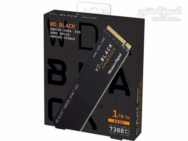 WD_BLACK 1TB SN850X NVMe Internal Gaming SSD Solid State Drive - Gen4 PCIe, M.2 2280, Up to 7,300 MB