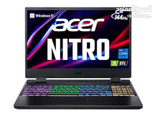 Laptop acer nitro 5 RTX3060 i7-1200H