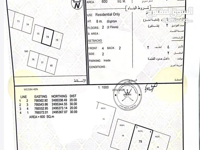 ارض ممتازة للاستثمار وموقع مميز وقابلة للامتداد