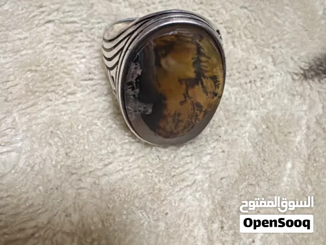 خاتم عقيق مشجر