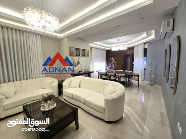 عبدون شقة طابقية فخمة ملوكية مفروشة بالكامل للإيجار السنوي