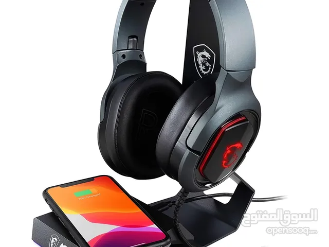 Headset Stand MSI+Wireless Charger ثلاث استخدامات بجهاز واحد بسعر مغري