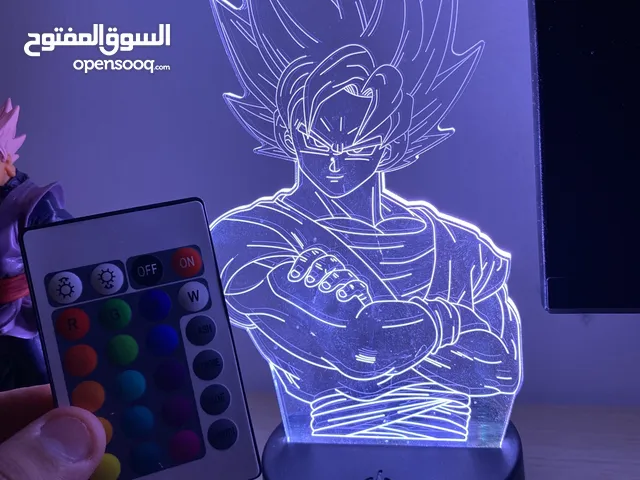 اضاءة اكليرك دراغون بول متعدده الالوان مع ريموت